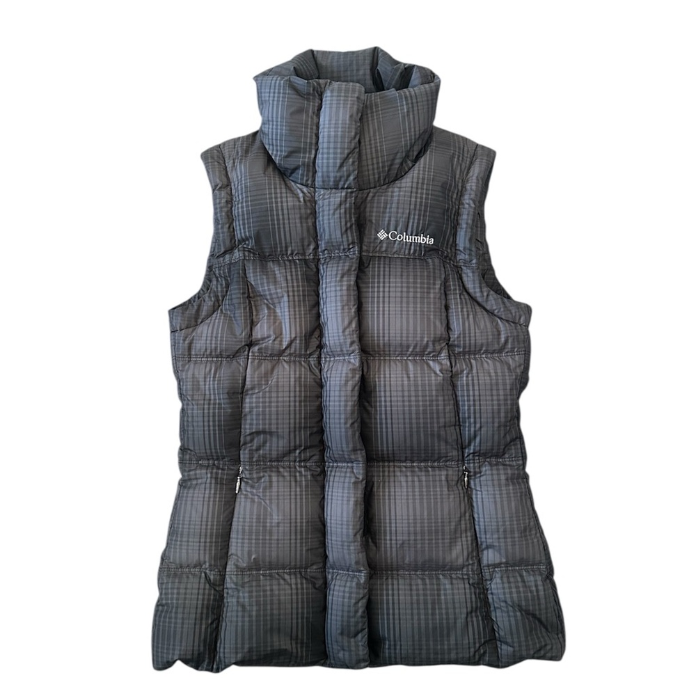 Columbia Women’s Plaid Puffer Vest Omni-Shield XS